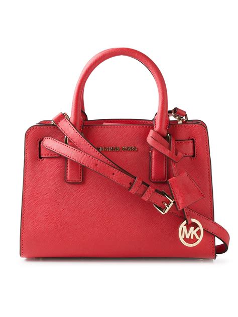 michael kors red handbags|michael kors red mini bag.